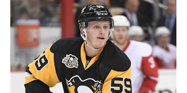 Guentzel hjälper pingvinerna att besegra flygbladet